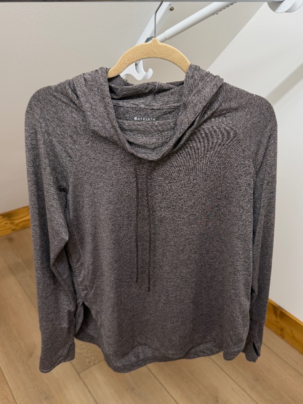Athleta Womens Uptempo Hooded Pullover Long Sleeve Medium